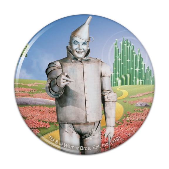 Wizard of Oz Tin Man Character Kitchen Refrigerator Locker Button Magnet