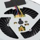 thumbnail image 3 of Computer Fan 4 Pin Low Noise CPU Cooling Fan for FL5500L F554L R556L VM510L VM890L R555LD X554L Laptop, 3 of 4