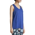 thumbnail image 5 of Time and Tru Women's Mineral Wash Pocket Tank Top, 5 of 6