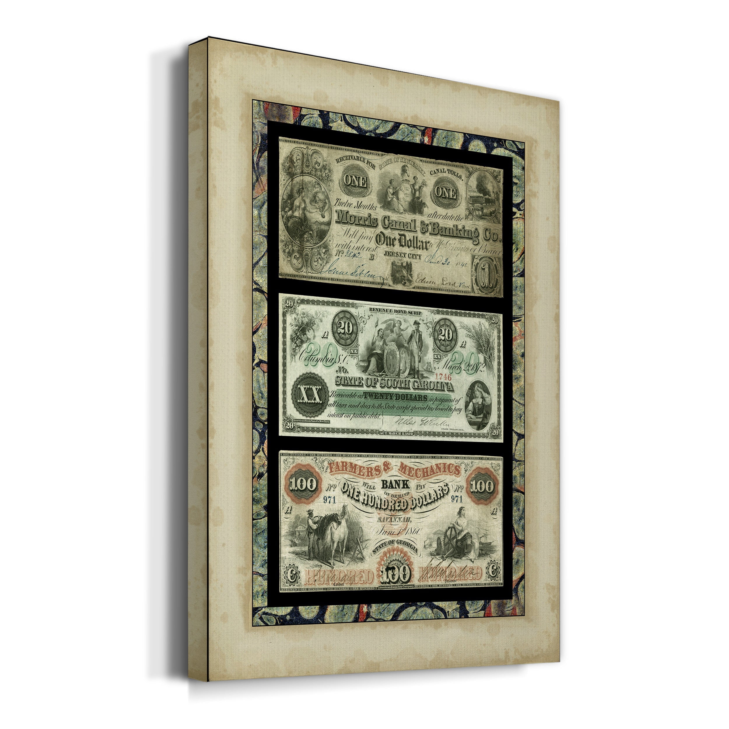 Money Money Money III Premium Gallery Wrapped Canvas - Ready to Hang