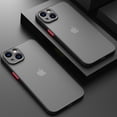 thumbnail image 2 of Shockproof Armor Matte Case For iPhone 13 11 12 14 Pro Max Mini X XS XR 7 8 Plus Luxury Silicone Bumper Clear Hard PC Cover Capa, 2 of 5