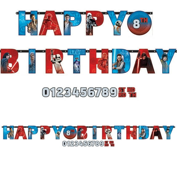 Star Wars Episode VIII Letter Banner