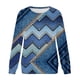 thumbnail image 4 of Sudadera Para Mujer Sudaderas de Cuello Redondo Estampado de Moda Manga Larga Cómoda Transpirable Sudadera de Cuello Redondo Odeerbi  ODB131855, 4 of 5