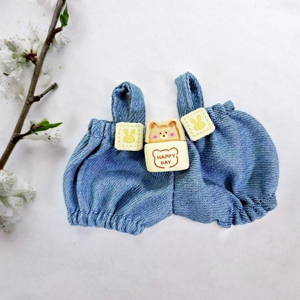 Set De 6 Piezas De Ropa Para Muñecas Bebé De 35-43 Cm, Incluye Top, Pantalón, Chaleco, Calcetines Y Mini Perchas, Fácil De Poner, Regalo Para Niñas