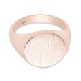 thumbnail image 2 of AFFY Round Shape 14K Rose Gold Plated 925 Sterling Silver Singnet Ring, Ring Size 10.5, 2 of 3