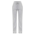 thumbnail image 3 of Sngxgn Casual Warm Winter Solid Pants Winter Leggings for Women Lined Soft Leggings(GY2,XXL), 3 of 3