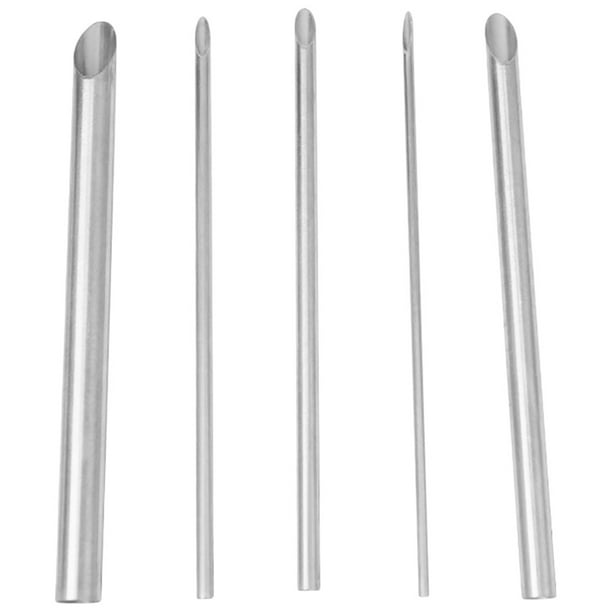 FELTECHELECTR 5 cortadores de agujeros para arcilla, para esculpir agujeros redondos, para recortar círculos de cerámica, herramienta para arcilla.