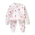 thumbnail image 4 of BLVB Toddler Baby Boys Girls Pajamas Sets 2 Piece Pjs Lounge Outfits Long Sleeve Top and Pants Soft Breathable Sleepwear(Pink,3-4 Years), 4 of 9