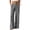 Black, variant on Women's Pinstripe Striped Dressy Pants High Waist Wide Leg Business Work Pants Casual Loose Slacks Trousers with Pockets
