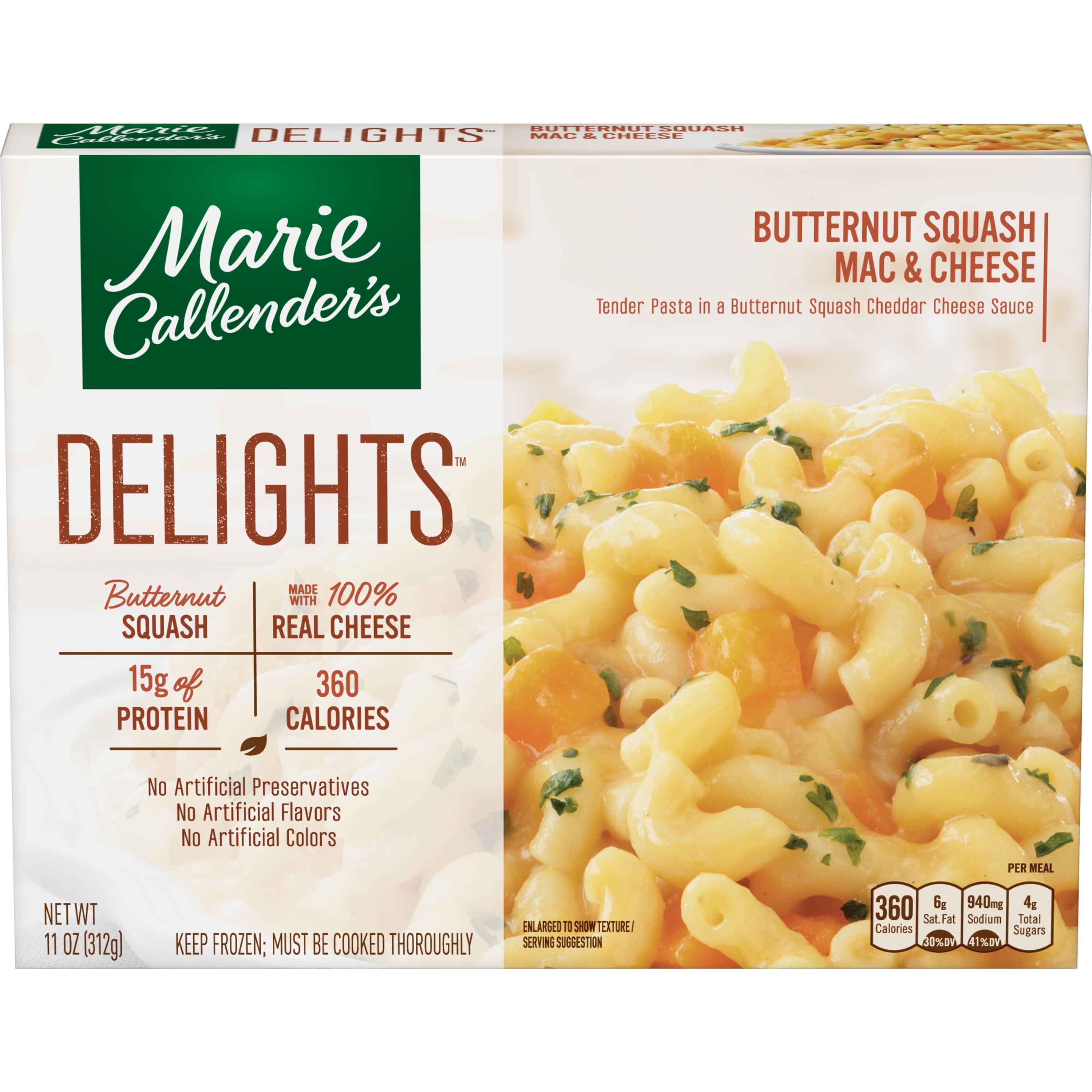 Marie Callender S Delights Butternut Squash Mac Cheese 11 Ounce