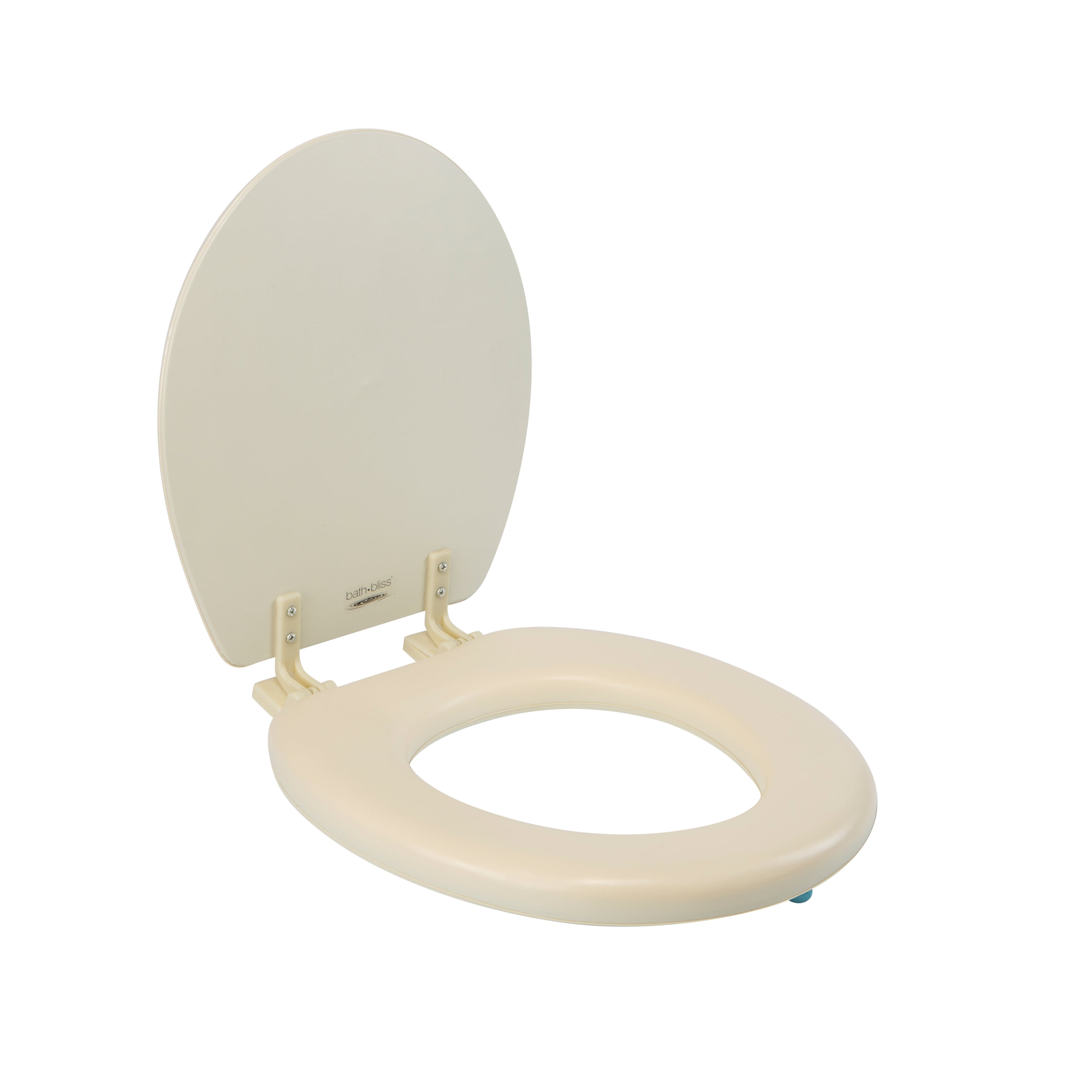 Bath Bliss Extra Soft Standard Round Toilet Seat in Beige