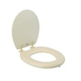 thumbnail image 6 of Bath Bliss Extra Soft Vinyl Standard Round Toilet Seat in Beige, 6 of 7