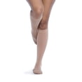 thumbnail image 4 of Sigvaris Style 842 Soft Opaque 20-30 Closed Toe Knee High Compression Stockings Graphite LS Short, 4 of 5