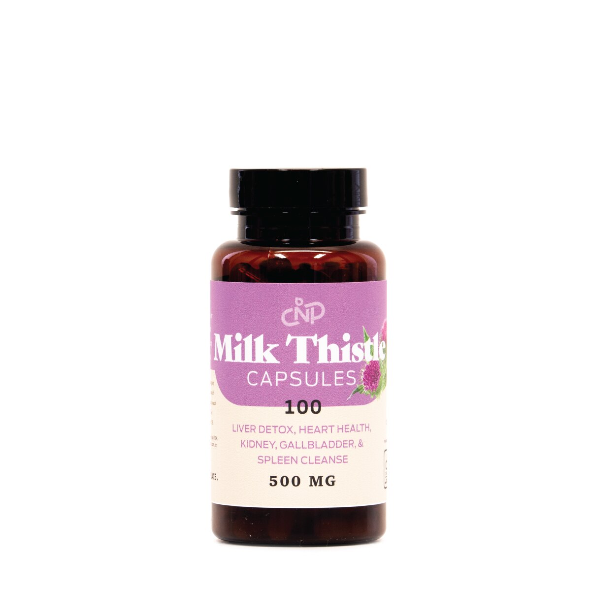 Pure Milk Thistle Capsules & Extract 500 mg Seed Powder 100 Pills