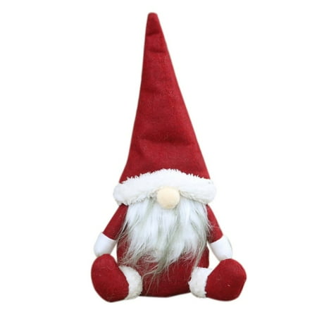 Old Christmas Window Displays VICOODA Faceless Old Man Doll Christmas Decorations Window Decoration Christmas Decoration ()