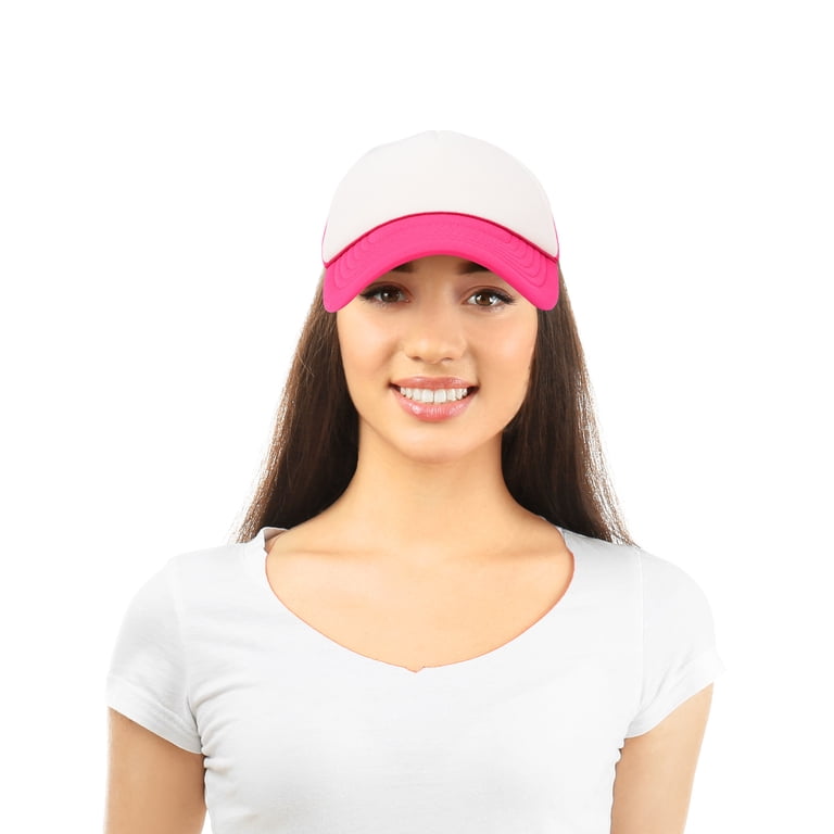 Summer Vippin\' Two-Tone Pink & Cream Women\'s Cap Wholesale Two Tone Vintage Snapback Hat - Pink/Beige for  main image 4