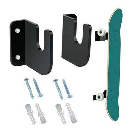 

2Pcs Skateboard Display Rack Acrylic Wall Stand Fixed Mount Indoor Wall Holder