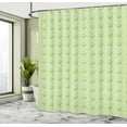 thumbnail image 4 of Ambesonne Spring Shower Curtain, Simplified Chamomiles Plot, 69"Wx75"L, Khaki Earth Yellow White, 4 of 4
