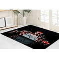 thumbnail image 2 of Spades Royal Flush Rug, Poker Rugs, Royal Flush Rug, Modern Rugs, Gift For Her, Front Door Rug, 3D Printeds Rug, Machine Washable Rug, 2.6'x5' - 80x150 cm, 2 of 4