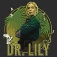 thumbnail image 2 of Women's Jungle Cruise Dr. Lily Portrait  Graphic Tee Black X Large, 2 of 4