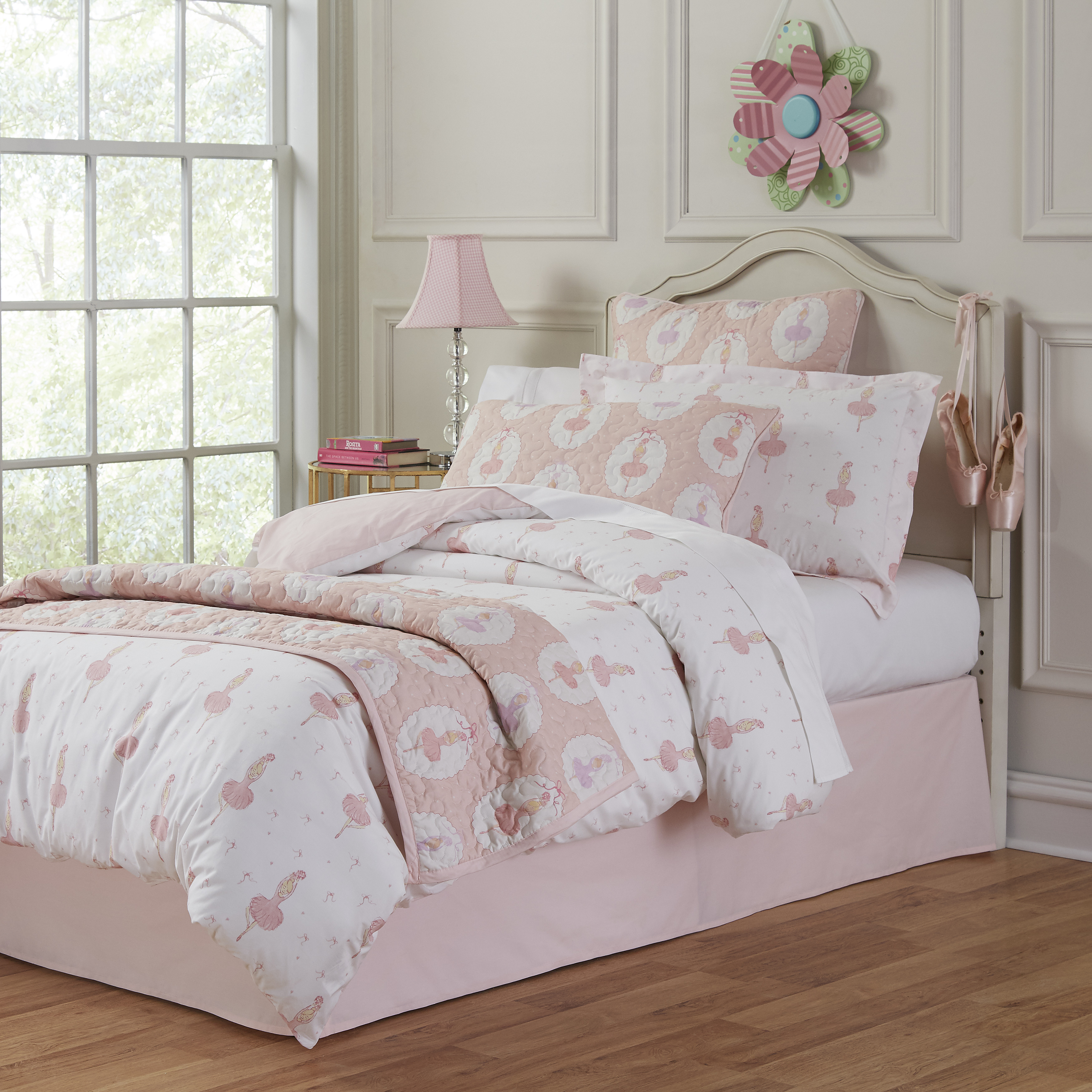 Lullaby Bedding Ballerina Cotton 3 Piece Duvet Set Walmart Com