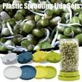 thumbnail image 7 of Seed Sprouting Kit, 2 Large Wide Mouth Mason Jars with Sprout Lids, Blackout Sleeves, Drain Tray, Stainless Steel Stand, Sprouts Growing Kit for Bean, Broccoli, Alfalfa, 7 of 7