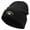 Black, variant on Yosemite National Park Embroidered Big Size Acrylic Long Beanies - Black XL-3XL