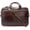Mb005-update-red Coffee, variant on Full Grain Leather Briefcase for Men, Business Messenger Bag Laptop Bag Attache Case, Fits 15.6 Inch Laptop