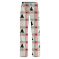 thumbnail image 5 of Lumtrix Christmas Pajama Pants For Women Soft Comfy Pants Sleep Bottom Cute Funny Plaid Graphci Pajamas Bottoms Pink XL, 5 of 6