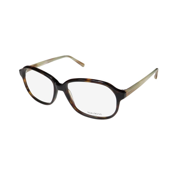 NEW VERA WANG LUXE EDEN WOMENS/LADIES OVERSIZED FULL-RIM TORTOISE FRAME DEMO LENSES 54-15-140 EYEGLASSES/EYEWEAR