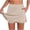 Khaki, variant on Lakaka Women Skort Shorts Casual High Waist Summer Office Commuting Skirt-Shorts Khaki M