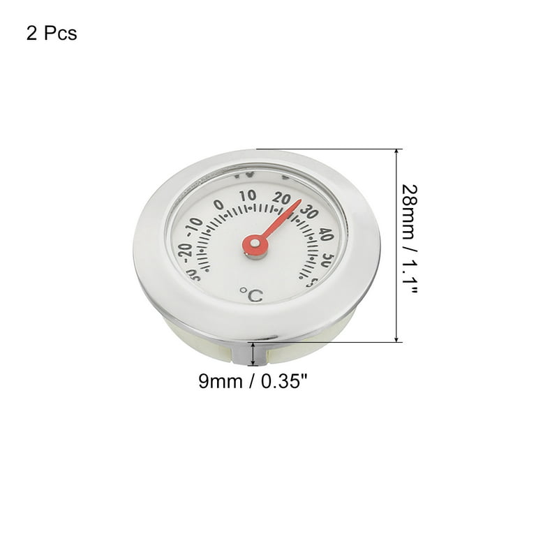 Mini Round Thermometer Mechanical Sensor Indoor Temperature Sensor