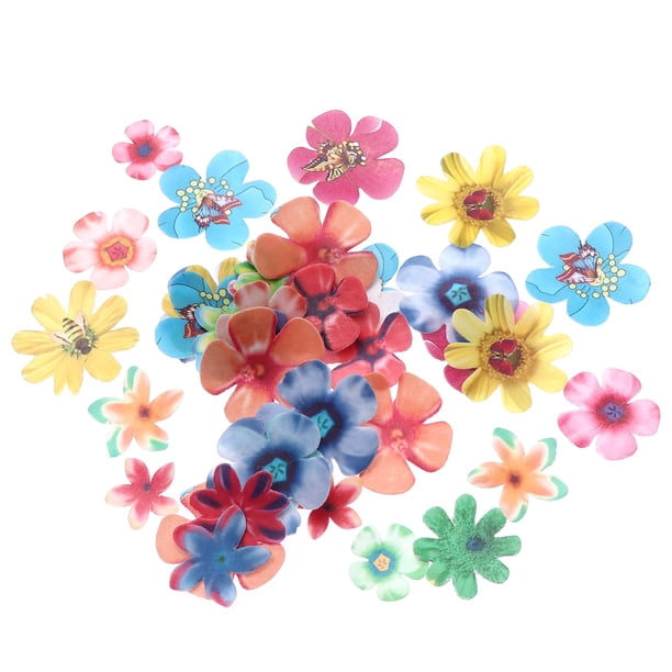 EeaseMX 360 flores decorativas para cupcakes, tartas de boda, cumpleaños, fiestas, decoración de comida (0,65 mm de grosor)