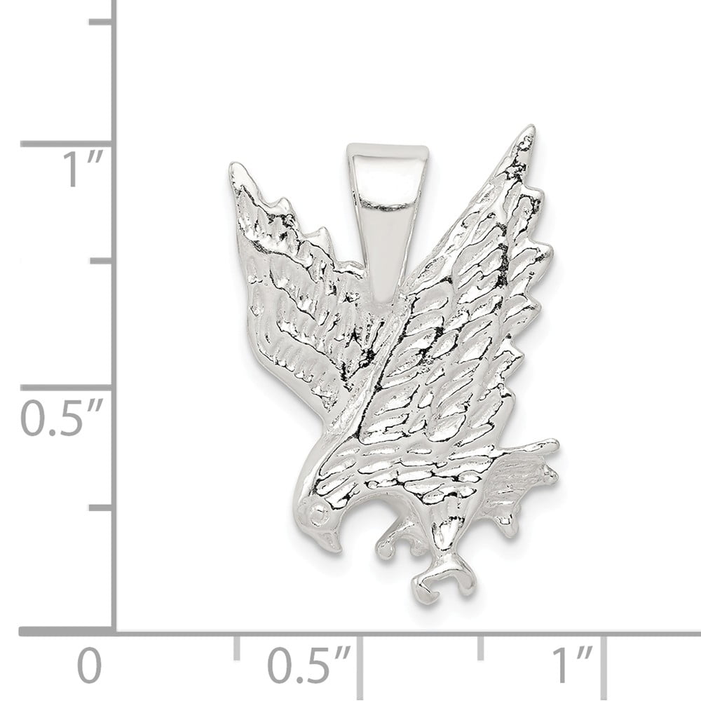 23mm Silver Yellow Plated Eagle Charm