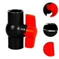 thumbnail image 6 of TISHITA PVC Ball Valve Slip Fitting Shut Off Switch Handle T Handle Water Control for Aquarium Plumbing Pipe Swimming Pool Inner Dia 4cm, 6 of 8