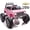 Pink, variant on Joyracer Chevrolet Cheyenne 4WD 24V Ride Ons, Electric Cars for Kids, 2 Seater Power Truck Wheels, Toy Gift with Remote, Bluetooth, USB, LED Lights, Blue