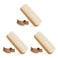 thumbnail image 3 of Kearding Leather Brush Beech Effective Unique Design Tool Cleaning Cleaners Size Stain Handy Free Grip Resilience Style Modern to No.1 3Conjunto, 3 of 6