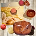 thumbnail image 2 of Wooden Wool Bowl Wool Storage Wooden Bowl Wool Bowl Manual Wooden Wool Bowl Circular Knitting Needles Interchangeable Circular Knitting Needles Size 8 Circular Knitting Needles Size 6 Circular, 2 of 9