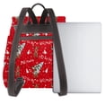 thumbnail image 3 of Disketp Christmas Deer 1 Mochila de Cuero para Mujer, Bolso de Espalda Antirrobo con Estilo para Viaje, Trabajo y Uso Diario, 3 of 4