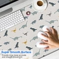 thumbnail image 2 of Long Mouse Pads for Desk,LightGray Cartoon Dinosaurs Pattern Desk Mats on Top Of Desks, Desk Mouse Pad Extra Large with 3mm Non-Slip Base and Stitched Edge for Gaming,Office,Work,Home 47.3"x23.6", 2 of 6