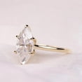 thumbnail image 3 of Cora Jewellery 2CT Marquise Moissanite Engagement Ring For Women, 14K Yellow Gold, 3 of 7