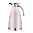 thumbnail image 1 of Cafetera térmica de acero inoxidable con tapa hermética. Dispensador de té y café. Rosa, 1 of 9