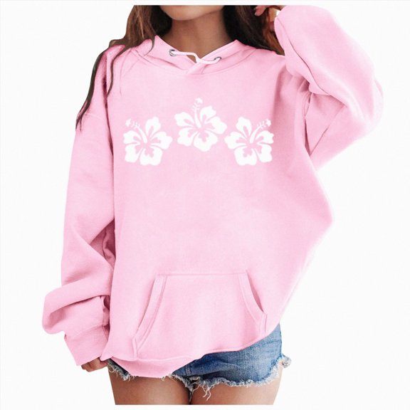Gubotare Toddler Hoodies Girls Girls Hoodies Long Sleeve Graphic Cute Pullover Sweatshirt Tops Black 3T 4T (Pink,3-4 Years)