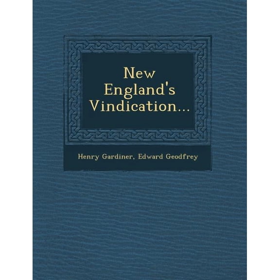 New England's Vindication..., (Paperback)