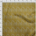 thumbnail image 3 of oneOone Cotton Cambric Dark Mustard Fabric Skins Animal Craft Projects Decor Fabric Printed By The Yard 56 Inch Wide, 3 of 4