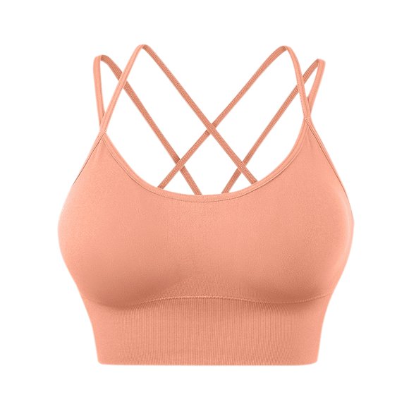 MKLEKYYWomens Soutiens-Gorge Soutiens-Gorge de Sport Dos pour Femmes Rembourrés à Bretelles Courts Soutiens-Gorge pour Yoga Entraînement Mise en Forme Soutiens-Gorge Bas