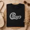 thumbnail image 2 of Chicago Logo Band Vintage Aesthetic Distressed Music Lover Graphic T-Shirt, 2 of 6