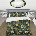 thumbnail image 2 of Designart "Nature's Paisley Essence" Green Paisley Bedding Covert Set - Bohemian & Eclectic Bed Set With 2 Shams, 2 of 5