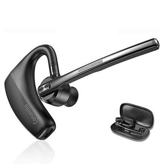 Conambo In-Ear Bluetooth Headset with CVC8.0 Dual Mic Noise Cancelling, Black