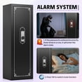 thumbnail image 5 of KAER 10-14 Biometric Gun Safe, Quick Access Large Unassembled Rifle Safe, Gun Cabinet with Adjustable Shelf and Locking Built-in Cabinet, 5 of 8